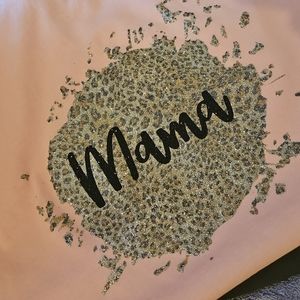 Custom Cheetah print  "Mama" shirt